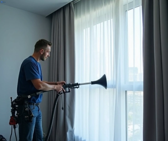 Professional drapes cleaning process tools Matty Curtain Cleaning cromer-nsw