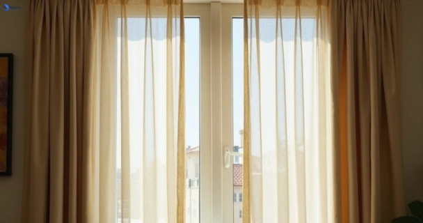 Dull dusty drapes in cromer-nsw before professional cleaning